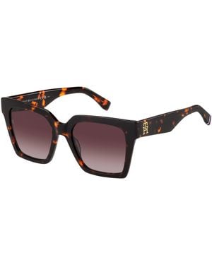 Tommy Hilfiger Square Round Sunglasses - Multicolour