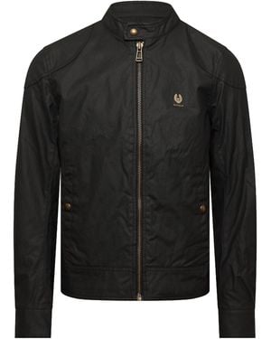 Belstaff Fleece Varsity Jacket - Black