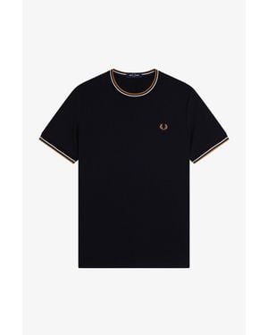 Fred Perry Twin Tipped T-Shirt - Black