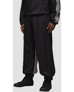Y-3 3-Stripes Shell Track Bottoms - Black