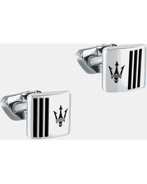 Maserati Jewellery Maserat Cufflinks - White