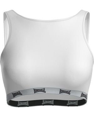 Lonsdale London Crop Top - White