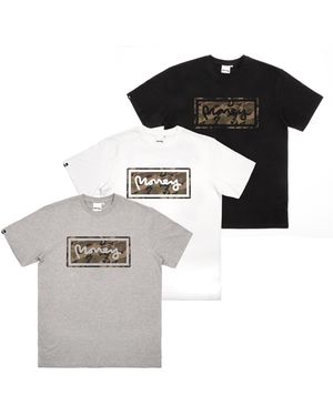 Money Camo Box T Shirts 3Pk - Black