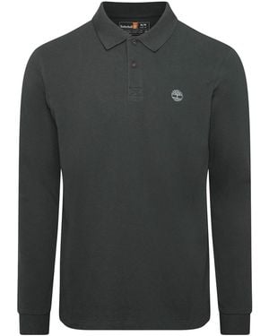 Timberland Millers River Long Sleeve Polo Shirt - Green