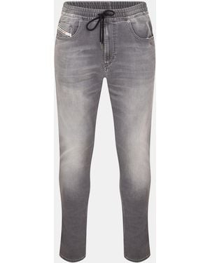 DIESEL Wide Leg Relaxed Fit Jeans - Grey