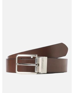 Jack & Jones Garda Reversible Belt - Brown
