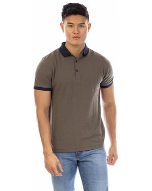 Peter Werth Cosway Short Sleeve Polo Shirt - Grey