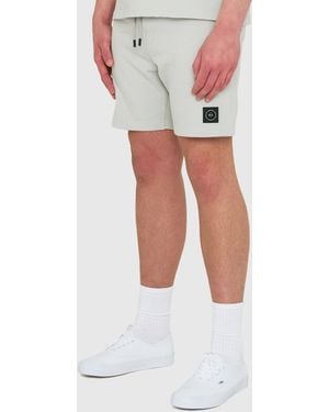 Marshall Artist Drawstring Logo Patch Chino Shorts - White