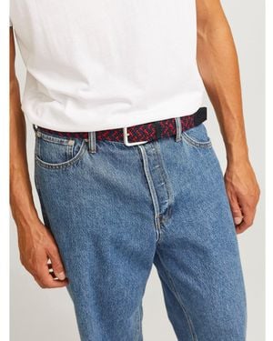 Jack & Jones Jj Woven Fabric Belt - Blue