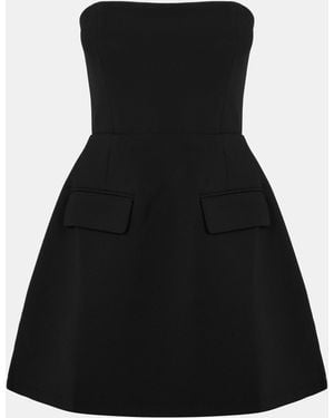 Odd Muse Strapless Mini Dress - Black