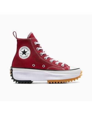 Converse Adults Run Star Hike Platform Trainers - Red