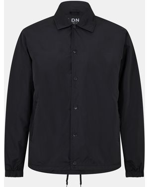 Brave Soul Lightweight Coach Jacket With Drawcord Hem - Blue