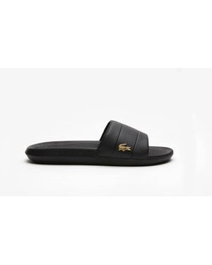Lacoste Serve Metal Slides - Black