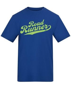 AWD Adults Printed Running Tee - Blue