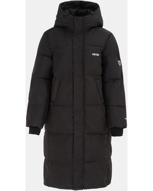 Firetrap Long Padding Jacket Ladies - Black