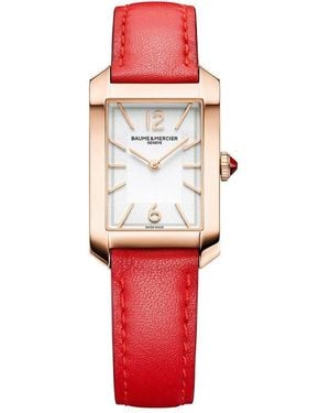 Baume & Mercier Hampton Wrist Watch - Red