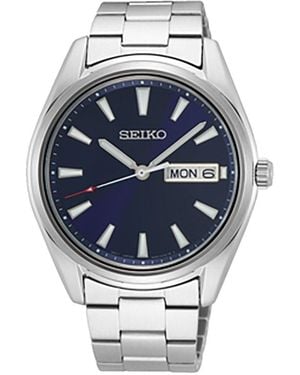 Seiko Classic Date Analogue Quartz Watch - Metallic