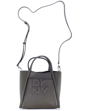 DKNY Ranne Sm Tote Crossbody Bag - Metallic