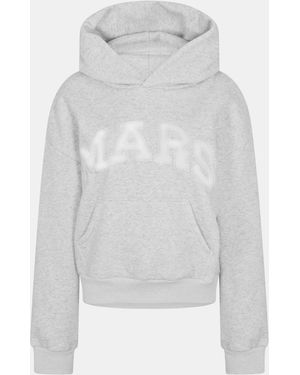 Mars the Label Varsity Hoodie - White