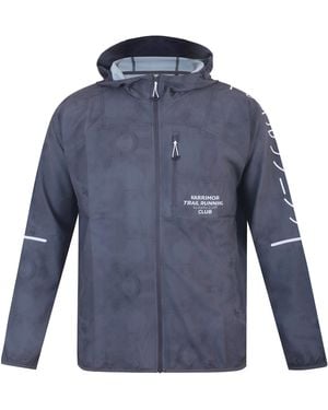 Karrimor Weather-Resistant Reflective Long Sleeve Full Zip Slim Fit Performance Running Jacket - Blue