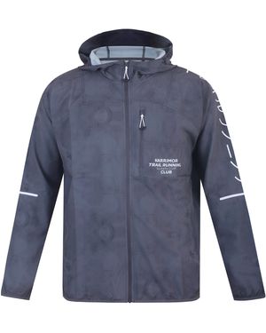 Karrimor Weather-Resistant Reflective Long Sleeve Full Zip Slim Fit Performance Running Jacket - Blue