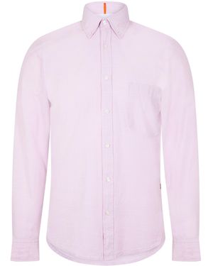 BOSS Rickert Long Sleeve Shirt - Pink