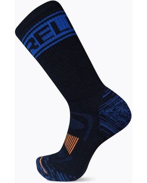 Merrell Zoned Hiking Crew Walking Sock - Blue