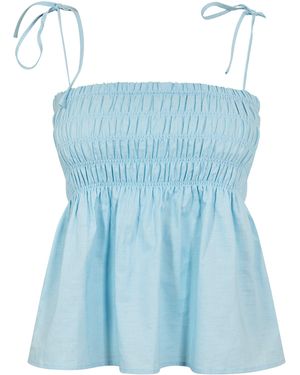 Jack Wills Sleeveless Shirt - Blue