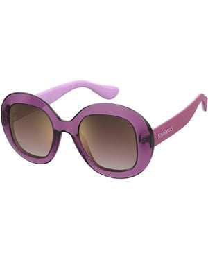 Havaianas Lencos Oval Sunglasses - Purple