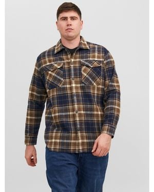 Jack & Jones Eddie Overshirt Plus Size - Blue