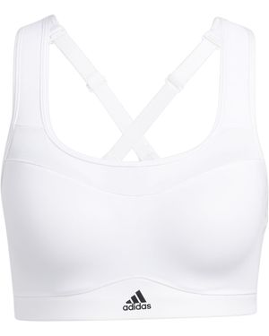 adidas High Impact Sports Bra - White