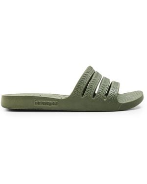 Havaianas Slide Flip Flops - Green