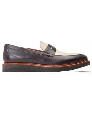 Base London Sid Penny Loafer - Brown