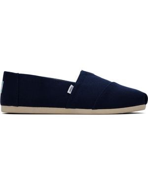 TOMS Alpargata Canvas Shoes - Blue