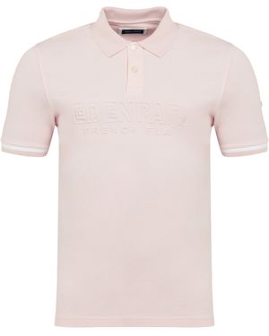 Eden Park Plain Short-Sleeved Polo Shirt - Pink