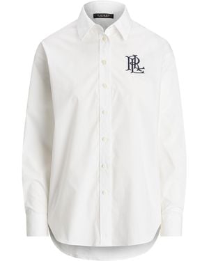 Ralph Lauren Long Sleeve Plain Shirt - White