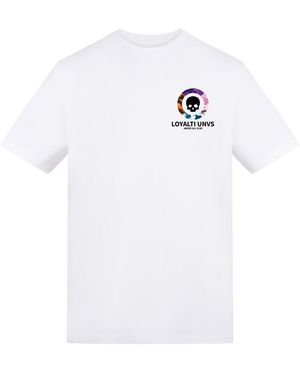 Loyalti Printed Adults Tee - White