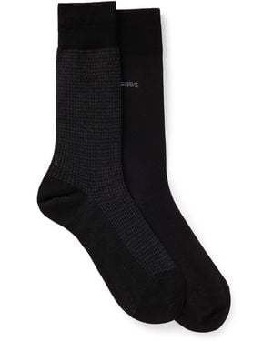 BOSS 2P Houndstooth Mc 10257408 01 - Black
