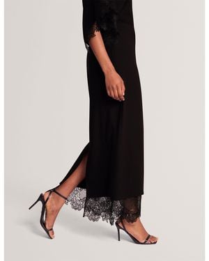 Ted Baker Ted Slip Skirt Ld64 - Black