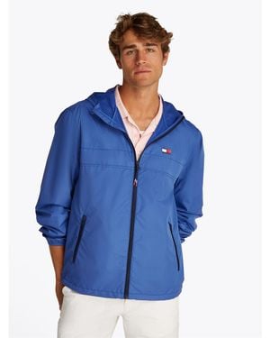 Tommy Hilfiger Chicago Windproof Lightweight Windbreaker - Blue