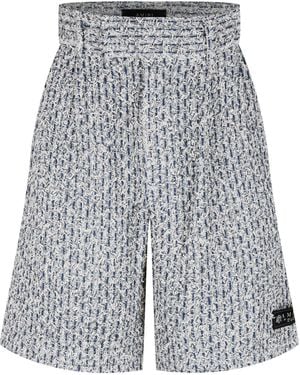 Amiri Tweed Shorts - Blue