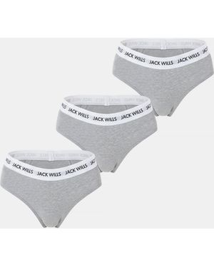 Jack Wills Wilden Multipack Boy Trousers 3 Pack Ladies - Blue