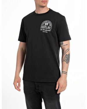 Replay Moto Print Cn - Black