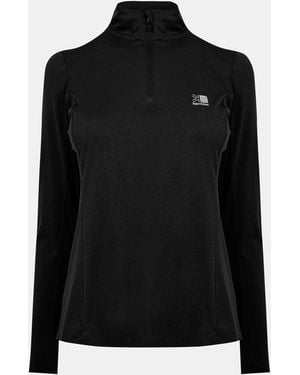 Karrimor Longsleeve 1/4 Zip Top Ladies - Black
