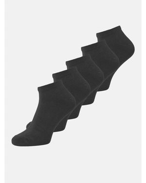 Jack & Jones 5-Pack Dongo Ankle Socks - Black
