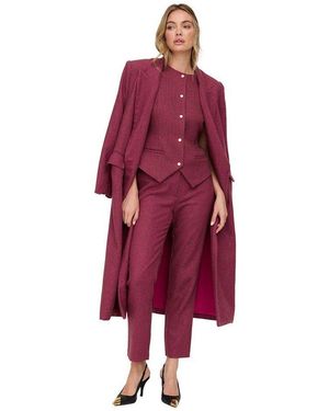 Lily and Lionel Jakki Tailored Herringbone Print Coat