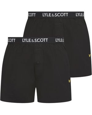 Lyle & Scott Lyle Usher 2Pk - Black
