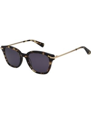 AllSaints Valensi Round Sunglasses - Black