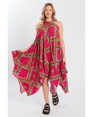 VIOLET ROMANCE Maxi Dress - Red