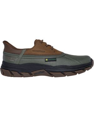 Skechers John Deere Slip-Ins Waterproof Duck Steel Toe Cap Boots - Brown
